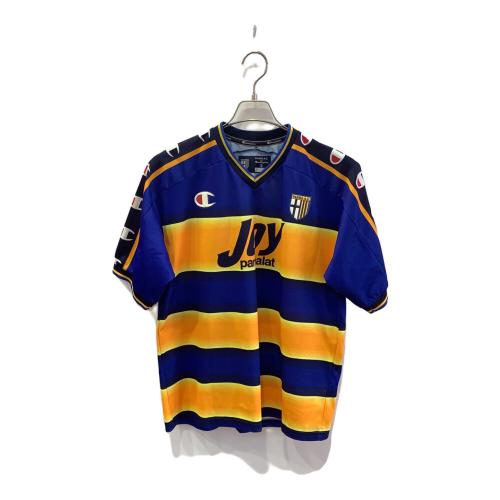 パルマAC 【10】中田英寿・01-02シーズン・ホーム サッカーユニフォーム C6-D802 ブルー×イエロー SIZE S