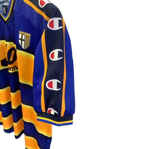 パルマAC 【10】中田英寿・01-02シーズン・ホーム サッカーユニフォーム C6-D802 ブルー×イエロー SIZE S