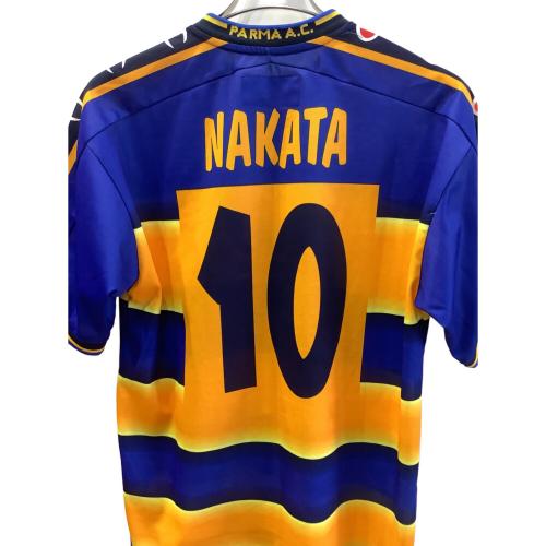 パルマAC 【10】中田英寿・01-02シーズン・ホーム サッカーユニフォーム C6-D802 ブルー×イエロー SIZE S