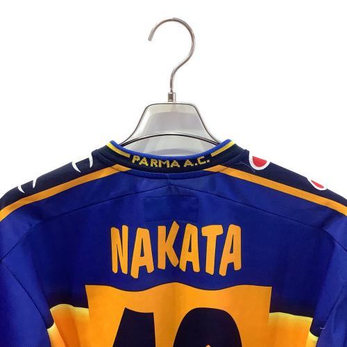 パルマAC 【10】中田英寿・01-02シーズン・ホーム サッカーユニフォーム C6-D802 ブルー×イエロー SIZE S