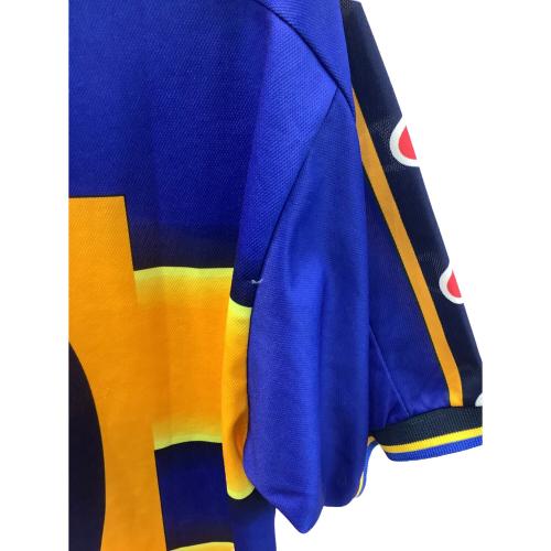 パルマAC 【10】中田英寿・01-02シーズン・ホーム サッカーユニフォーム C6-D802 ブルー×イエロー SIZE S