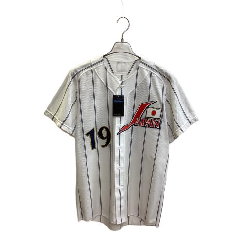 日本代表(侍ジャパン) (ニホンダイヒョウ(サムライジャパン)) 【19】上原浩治・ホーム 応援グッズ SIZE L-O ホワイト