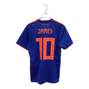 コロンビア代表 (コロンビアダイヒョウ) 【10】ハメス・ロドリゲス・2018シーズン・アウェイ サッカーユニフォーム CW1562 ブルーxオレンジ SIZE O(XL相当)