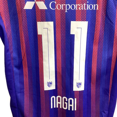 FC東京 (エフシートウキョウ) 【11】永井謙佑・2020シーズン・ホーム サッカーユニフォーム UDS6019H ブルーxレッド SIZE O-XO