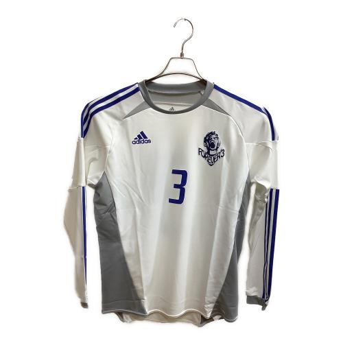 adidas (アディダス) 【3】松田直樹・メモリアルユニフォーム サッカーユニフォーム ホワイトxブルー SIZE L
