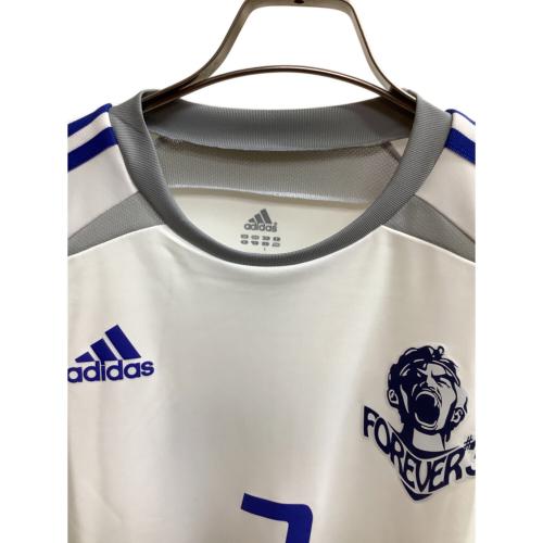adidas (アディダス) 【3】松田直樹・メモリアルユニフォーム サッカーユニフォーム ホワイトxブルー SIZE L