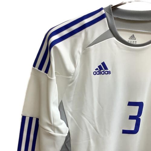 adidas (アディダス) 【3】松田直樹・メモリアルユニフォーム サッカーユニフォーム ホワイトxブルー SIZE L