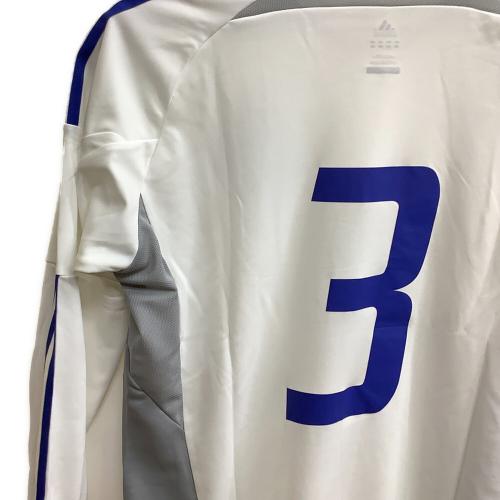 adidas (アディダス) 【3】松田直樹・メモリアルユニフォーム サッカーユニフォーム ホワイトxブルー SIZE L