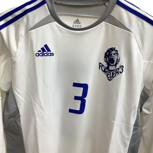 adidas (アディダス) 【3】松田直樹・メモリアルユニフォーム サッカーユニフォーム ホワイトxブルー SIZE L