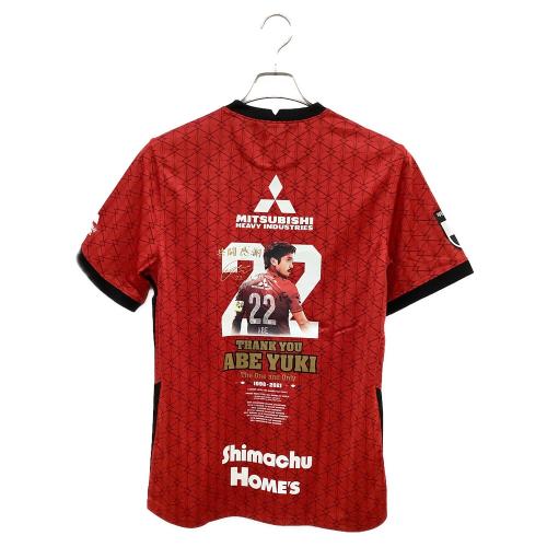 浦和レッズ (ウラワレッズ) 阿部勇樹メモリアルユニフォーム サッカーユニフォーム レッド SIZE L
