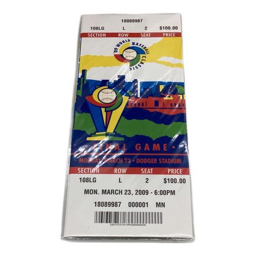 2009 ワールドベースボールクラシック 公式記録DVD 応援グッズ 付属品完品