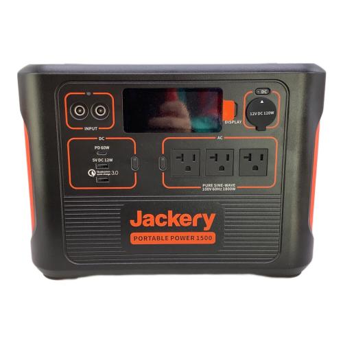 Jackery (ジャクリ) ポータブル電源1500 ポータブル電源 PTB152 ブラック×オレンジ