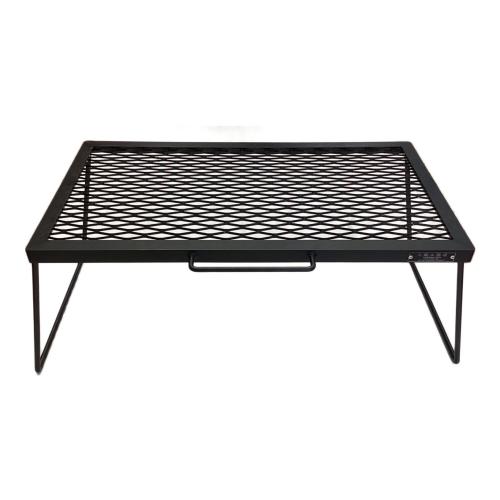 サンゾー工務店 (サンゾーコウムテン) アウトドアテーブル 665mm×395mm×290mm ブラック IRON TABLE