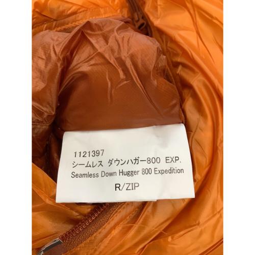 mont-bell (モンベル) マミー型シュラフ(ダウン) 1121397 オレンジ シームレスダウンハガー 800 EXP