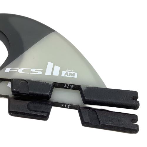 FCS (エフシーエス) AM TRI-QUAD (5FINS) フィン ブラック Mサイズ