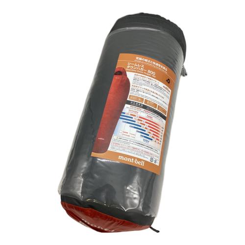 mont-bell (モンベル) マミー型シュラフ(ダウン) 1121398 レッド シームレスダウンハガー 800 #0