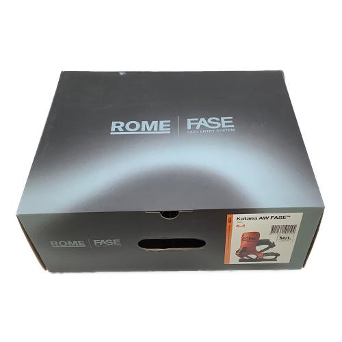 ROME (ローム) katana AW FACE" ビンディング 25-26年モデル MLサイズ オレンジxブラック