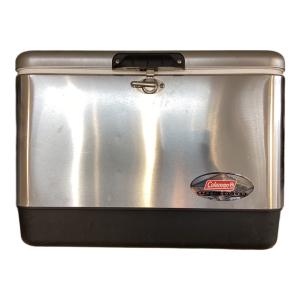 Coleman (コールマン) ステンレススチールベルトクーラー 54QT クーラーボックス 6150 6155 シルバー