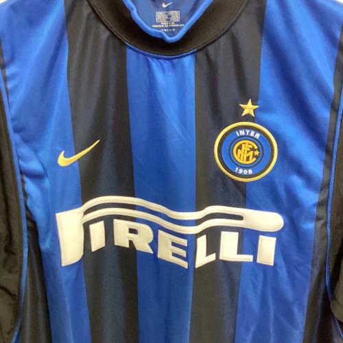 インテル・ミラノ サッカーユニフォーム L164542-463 メンズ SIZE L ブルーxブラック