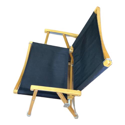 Kermit chair (カーミットチェア) アウトドアチェア 脚ゴムキャップ付き オーク USA製 ブラック