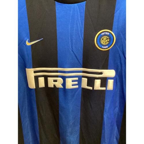 インテル・ミラノ サッカーユニフォーム F9ARC メンズ SIZE M ブルーxブラック