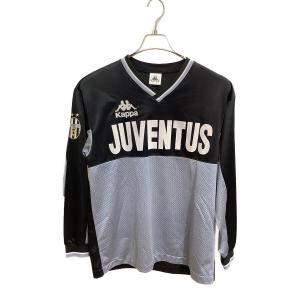 ユベントス 94-95・トレーニングトップ・長袖 サポーターグッズ ブラックxグレー Mサイズ