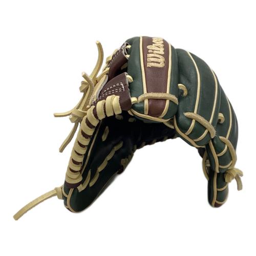 Wilson (ウィルソン) wannabe hero DUAL 軟式グローブ RHY1723H SIZE 29cm グリーンxブラウン