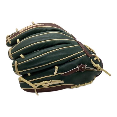 Wilson (ウィルソン) wannabe hero DUAL 軟式グローブ RHY1723H SIZE 29cm グリーンxブラウン
