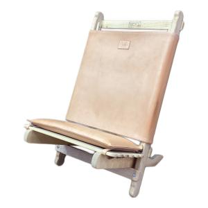 byer (バイヤー) アウトドアチェア レザーシートカスタム品 ラウンジャー