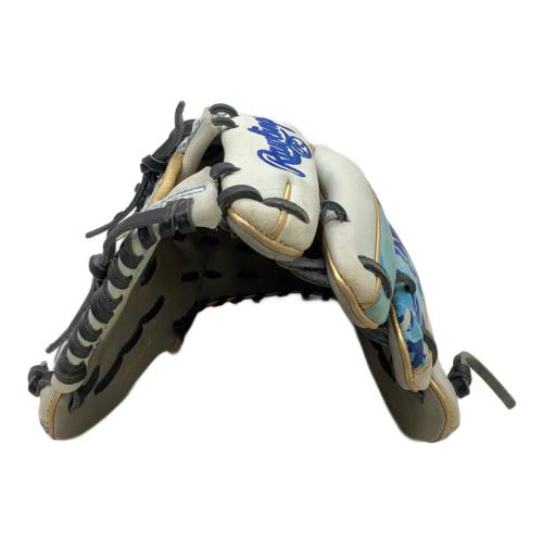 RAWLINGS (ローリングス) HOH HACKS CAMO 軟式グローブ GR1HON62 SIZE 28cm ホワイトxブルー