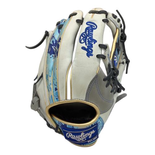 RAWLINGS (ローリングス) HOH HACKS CAMO 軟式グローブ GR1HON62 SIZE 28cm ホワイトxブルー