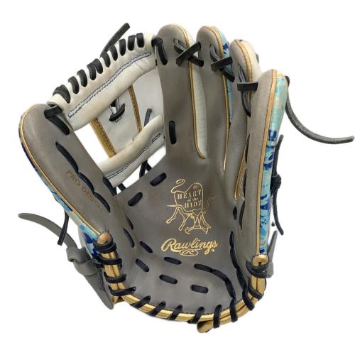 RAWLINGS (ローリングス) HOH HACKS CAMO 軟式グローブ GR1HON62 SIZE 28cm ホワイトxブルー