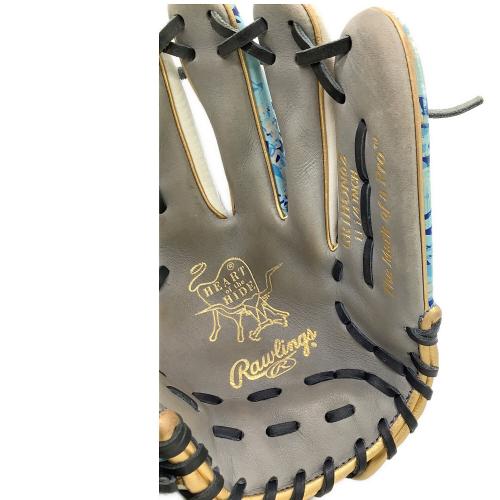 RAWLINGS (ローリングス) HOH HACKS CAMO 軟式グローブ GR1HON62 SIZE 28cm ホワイトxブルー