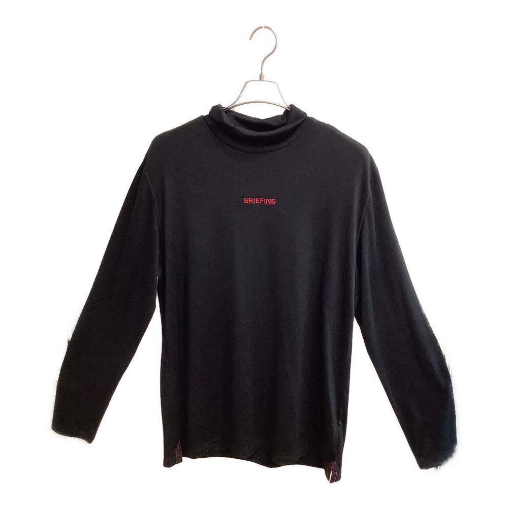 【美品】BRIEFING ブリーフィング　タートルネック長袖シャツ XL BRIEFING (ブリーフィング) ウールタートルネックシャツ ゴルフウェア