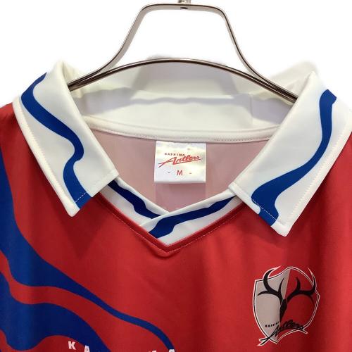 鹿島アントラーズ (カシマアントラーズ) サッカーユニフォーム 復刻ユニフォーム・長袖 メンズ SIZE S レッド