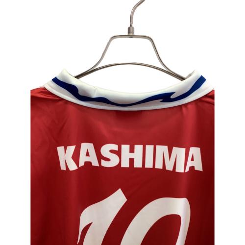 鹿島アントラーズ (カシマアントラーズ) サッカーユニフォーム 復刻ユニフォーム・長袖 メンズ SIZE S レッド