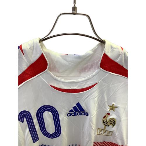 フランス代表 (フランスダイヒョウ) サッカーユニフォーム 817751 ドイツW杯パッチ付 メンズ SIZE M ホワイト