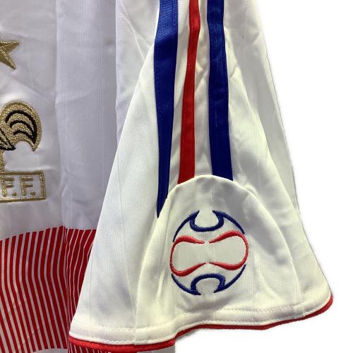 フランス代表 (フランスダイヒョウ) サッカーユニフォーム 817751 ドイツW杯パッチ付 メンズ SIZE M ホワイト