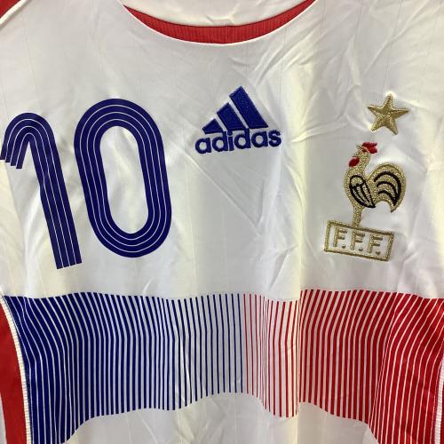 フランス代表 (フランスダイヒョウ) サッカーユニフォーム 817751 ドイツW杯パッチ付 メンズ SIZE M ホワイト