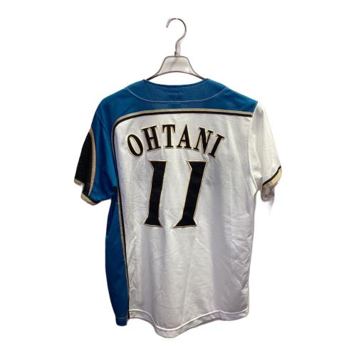 北海道日本ハムファイターズ (ホッカイドウニッポンハムファイターズ) ＃11 大谷翔平 応援グッズ Mサイズ ホワイト×ブルー