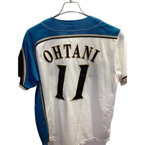 北海道日本ハムファイターズ (ホッカイドウニッポンハムファイターズ) ＃11 大谷翔平 応援グッズ Mサイズ ホワイト×ブルー