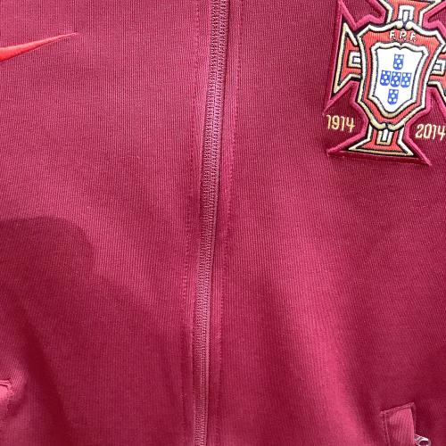 ポルトガル代表 (ポルトガルダイヒョウ) サッカーウェア(トップス) トラックジャケット メンズ SIZE S バーガンディー