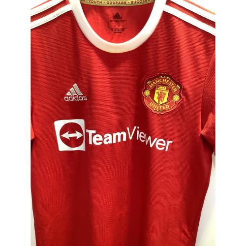 マンチェスターユナイテッド サッカーユニフォーム H31447 21-22シーズン・ホーム SIZE L レッド