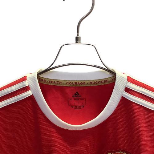 マンチェスターユナイテッド サッカーユニフォーム H31447 21-22シーズン・ホーム SIZE L レッド