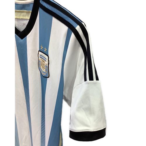 アルゼンチン代表 (アルゼンチンダイヒョウ) サッカーユニフォーム G74569 2014シーズン・ホーム SIZE L ホワイト×スカイブルー