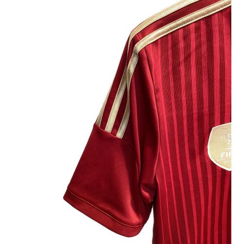 スペイン代表 (スペインダイヒョウ) サッカーユニフォーム G85279 2014シーズン・ホーム SIZE L レッド