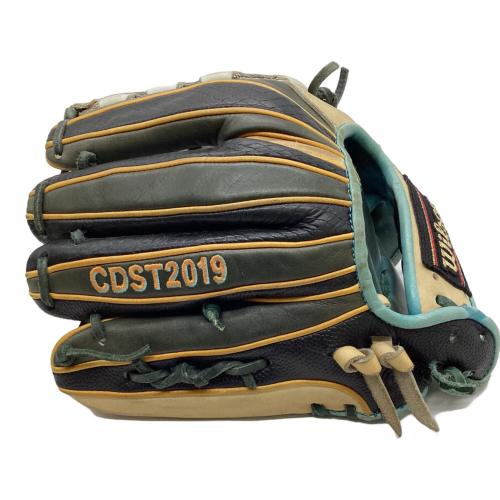 Wilson (ウィルソン) 軟式グローブ CDST2019 オーダーグローブ ケース付 約28cm ブラック×カーキ