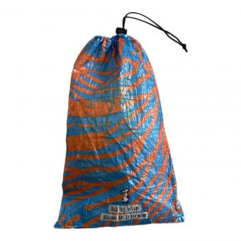 HIGH TAIL DESIGN (ハイテイルデザイン) 登山雑貨 ブルーxオレンジ DRAWSTRING STUFF SACK