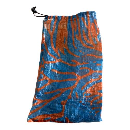 HIGH TAIL DESIGN (ハイテイルデザイン) 登山雑貨 ブルーxオレンジ DRAWSTRING STUFF SACK