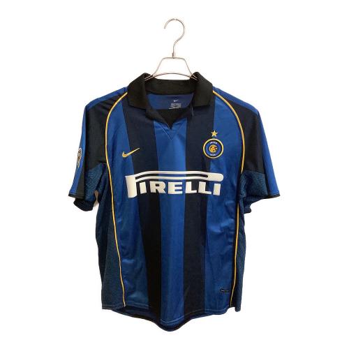 インテル・ミラノ サッカーユニフォーム 01-02シーズン・ホーム SIZE M ブルー×ネイビー